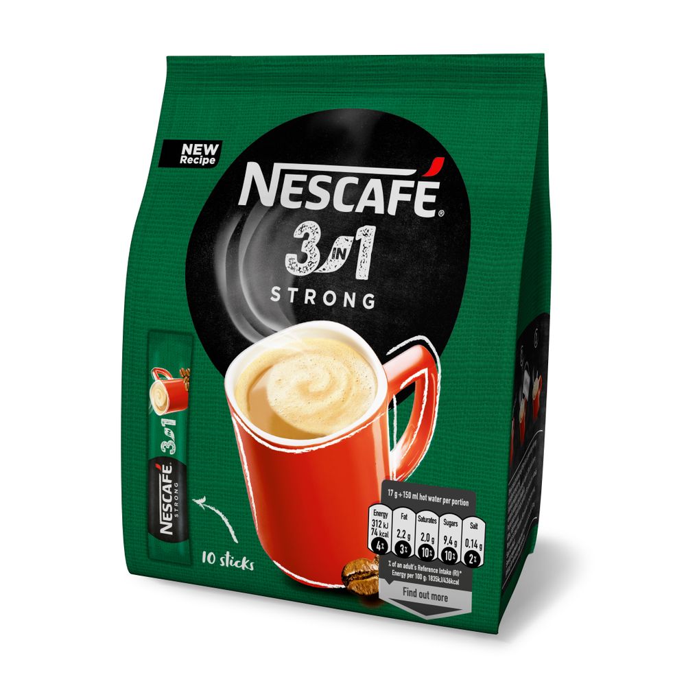Nescafe 3u1 Strong vrećica 10x14g slika 1