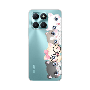 Torbica Silikonska Print Skin za Honor X6a Cats