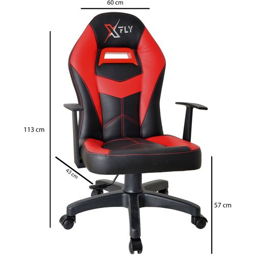 XFly Machete - Red Red
Black Gaming Chair slika 2