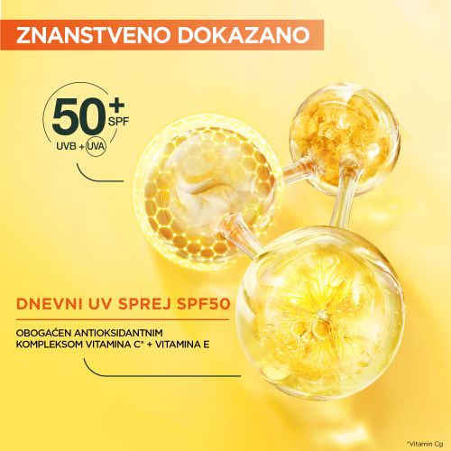 Garnier UV sprej s Vitaminom C* za blistavu kožu, SPF50+​ slika 3