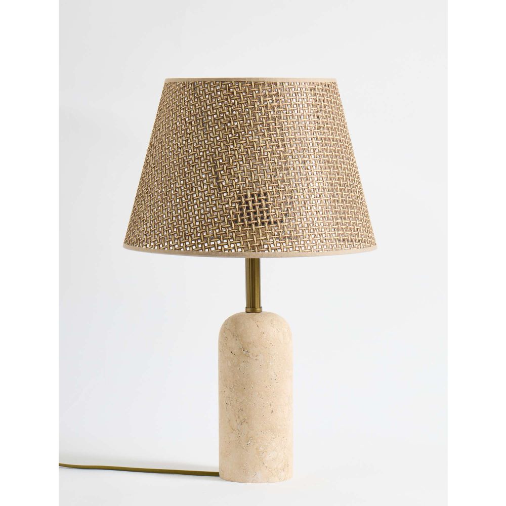 Lampa za Sto sa Hasir Sapkom - Travertin slika 2
