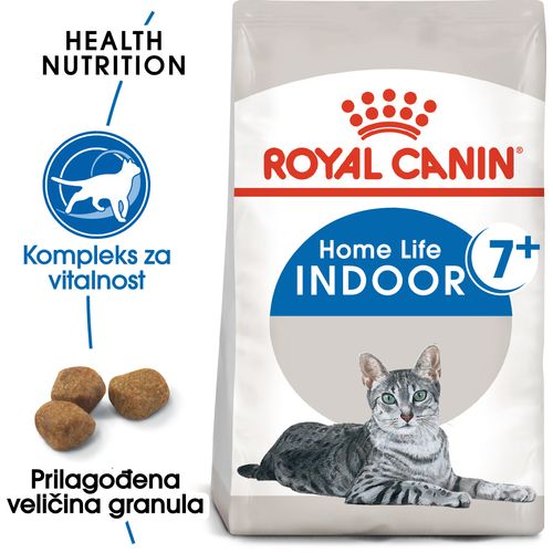 ROYAL CANIN FHN Indoor 7+, potpuna i uravnotežena hrana za odrasle mačke starije od 7 godina koje žive u kući, 1,5 kg slika 6