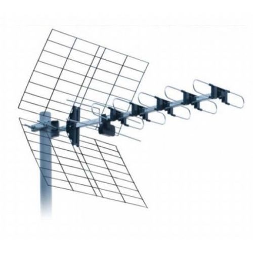 Antena DTX-22F Spoljna 22 elementa, F/B ratio 28db, duzina 81cm UHF/VHF/DVB-T2 slika 1