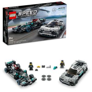 Playset Lego Speed Champions: Mercedes-AMG F1 W12 E Performance &amp; Mercedes-AMG Project One 76909