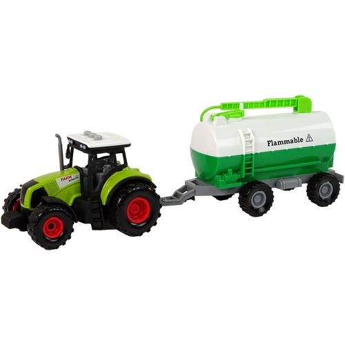 Traktor sa cisternom zeleno-bijela slika 2