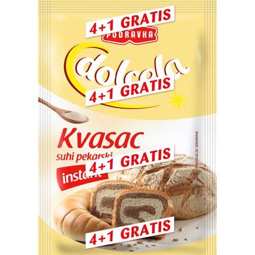 Dolcela Instant suhi kvasac 7 g 4+1 Gratis slika 2