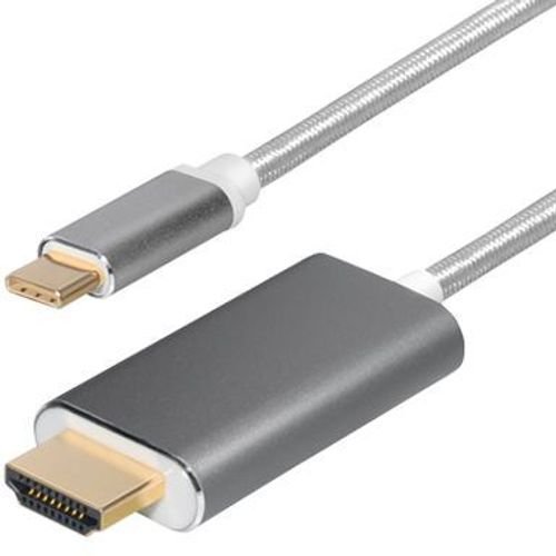 Transmedia USB type C plug - HDMI plug 1,5m slika 1