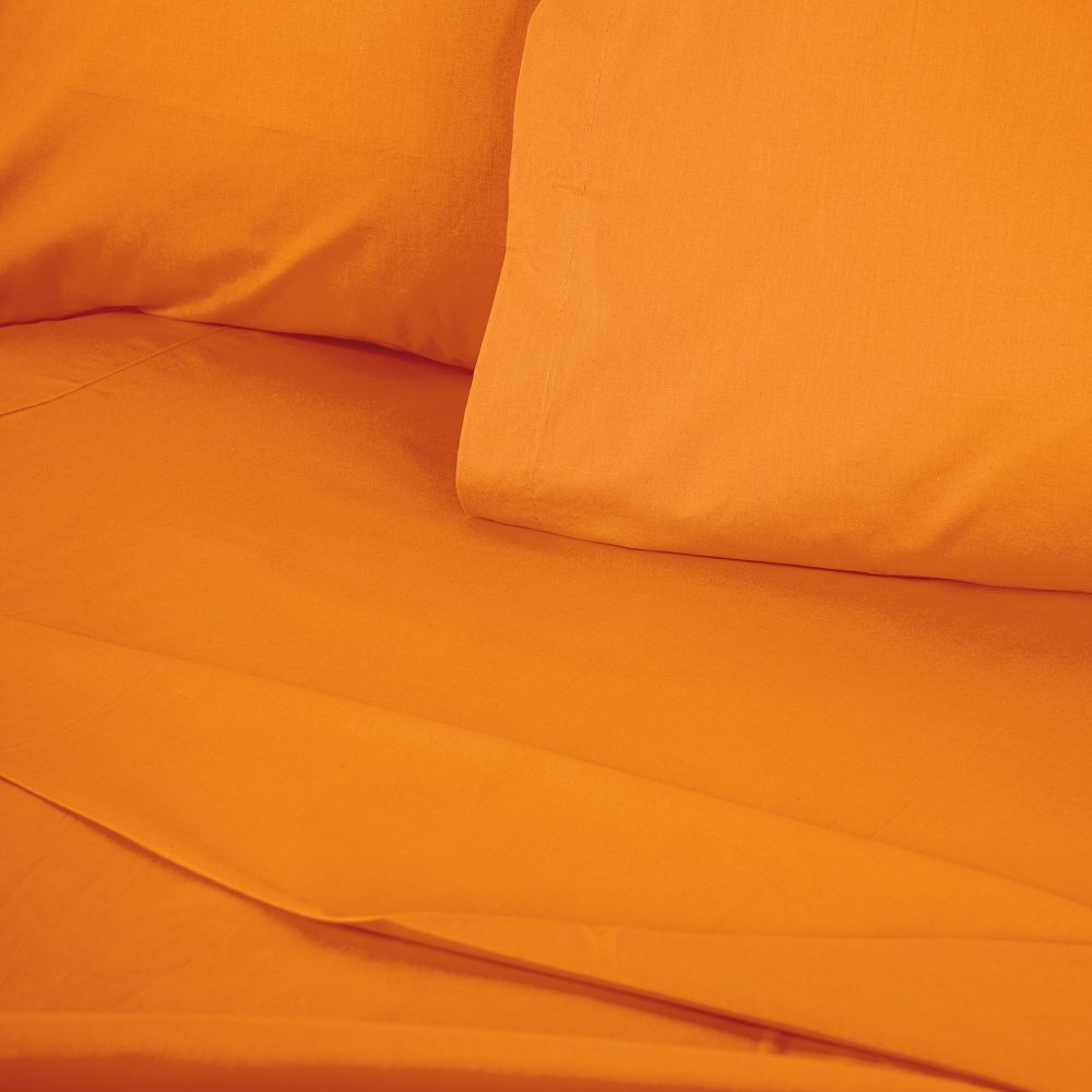 Ranforce super king fitted sheet (FR) (IT) (ES) (DE) Tonne Orage - 27, colour: orange slika 3