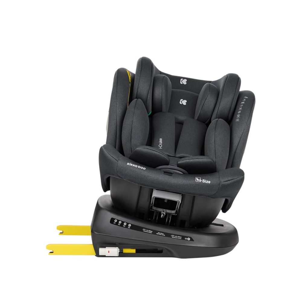 Kikka Boo Autosjedalica I-Cruise i-Size 40-150cm Isofix, Dark Grey slika 8