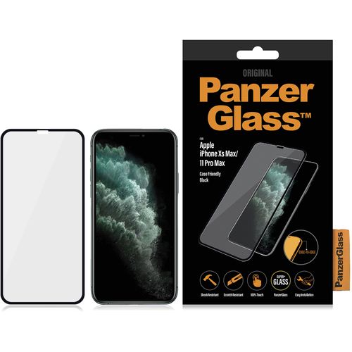 Panzerglass zaštitno staklo za iPhone Xs Max/11 Pro Max case friendly black slika 1