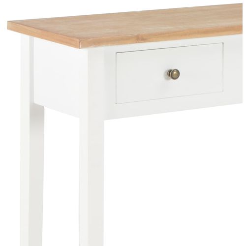 280053 Dressing Console Table White 79x30x74 cm Wood slika 52