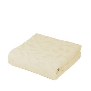 Frotir prekrivač LEAF 200x210 - IVORY