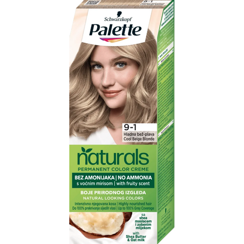 Palette Naturals Color Creme Farba za kosu 9-1 Hladna bež-plava slika 1