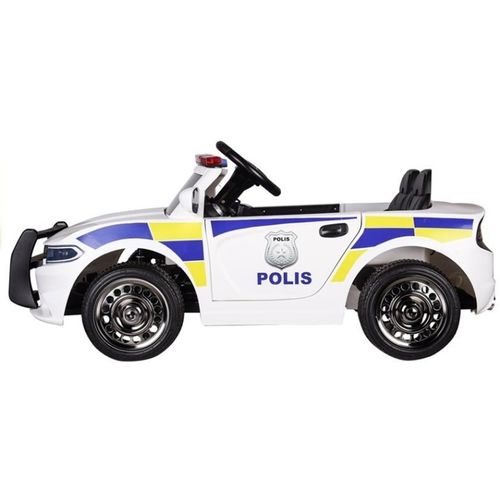 Policija auto JC 666 bijeli - auto na akumulator slika 3