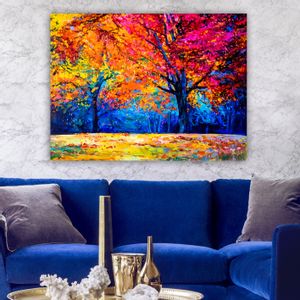 292880360_70100 Multicolor Decorative Canvas Painting