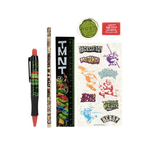 BLUE SKY TMNT STATIONERY SET - 5PC - MAYHEM slika 2