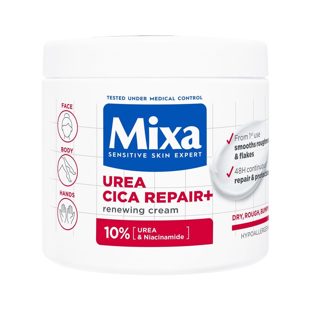 Mixa Urea Cica Repair Obnavljajuća krema za suhu kožu 400ml slika 1
