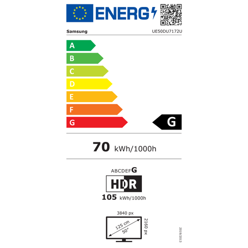 Samsung televizor LED UE50DU7172UXXH slika 2