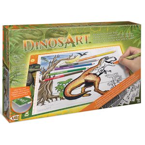 Svjetleća Led podloga za crtanje - dinosaur 