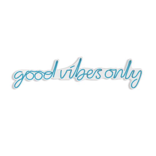 Wallity Ukrasna plastična LED rasvjeta, Good Vibes Only - Blue slika 7