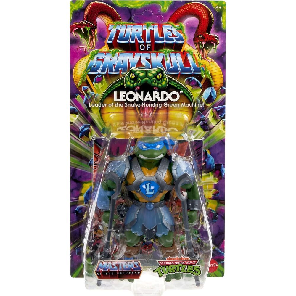 Masters of the Universe: Turtles of Grayskull Leonardo Figura 14cm slika 4