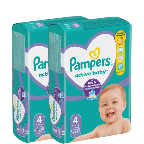 Pampers pelene  Active Baby Value Duopack slika 3