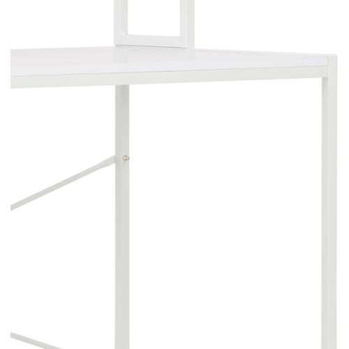 Stol za računalo bijeli 120 x 60 x 138 cm slika 38