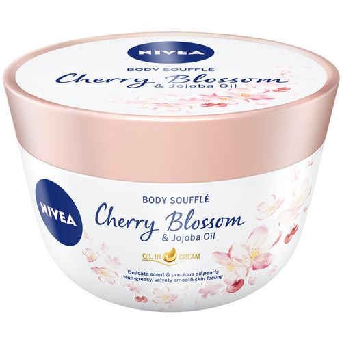 NIVEA Cherry Blossom & Jojoba Oil souffle za tijelo 200 ml slika 1