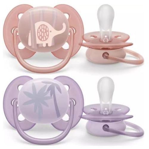 Avent Varalica Ultra Soft 0-6M - Girl (2Kom) slika 1