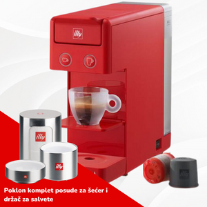 Illy  Y3.3 IperEspresso aparat/ Illy kapsule 1/90 + POKLON ILLY KOMPLET 