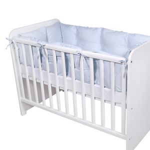 LORELLI ROUND UNI Ogradica za Krevetić za Bebu Blue za krevetić dim. 120 x 60 cm (Sastoji se od 4 dijela 60/35 x 2, 120/35 x 2)