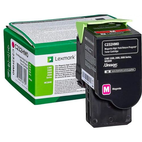 TONER LEXMARK C232HM0 MAGENTA 2.3K slika 1