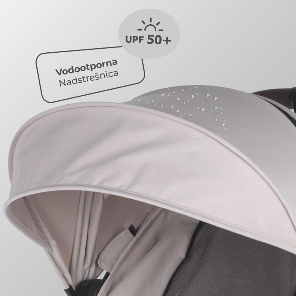 Coccolle® Kolica za bebe Melia, Pearl Mist slika 12