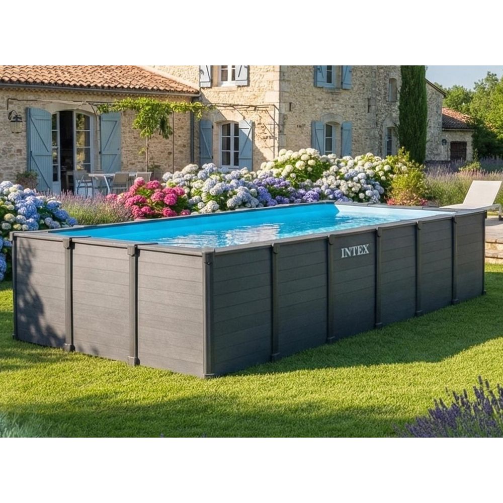 Intex Pravougaoni bazen sa panel konstrukcijom set 600 x 300 x 124 cm 26398GS slika 4