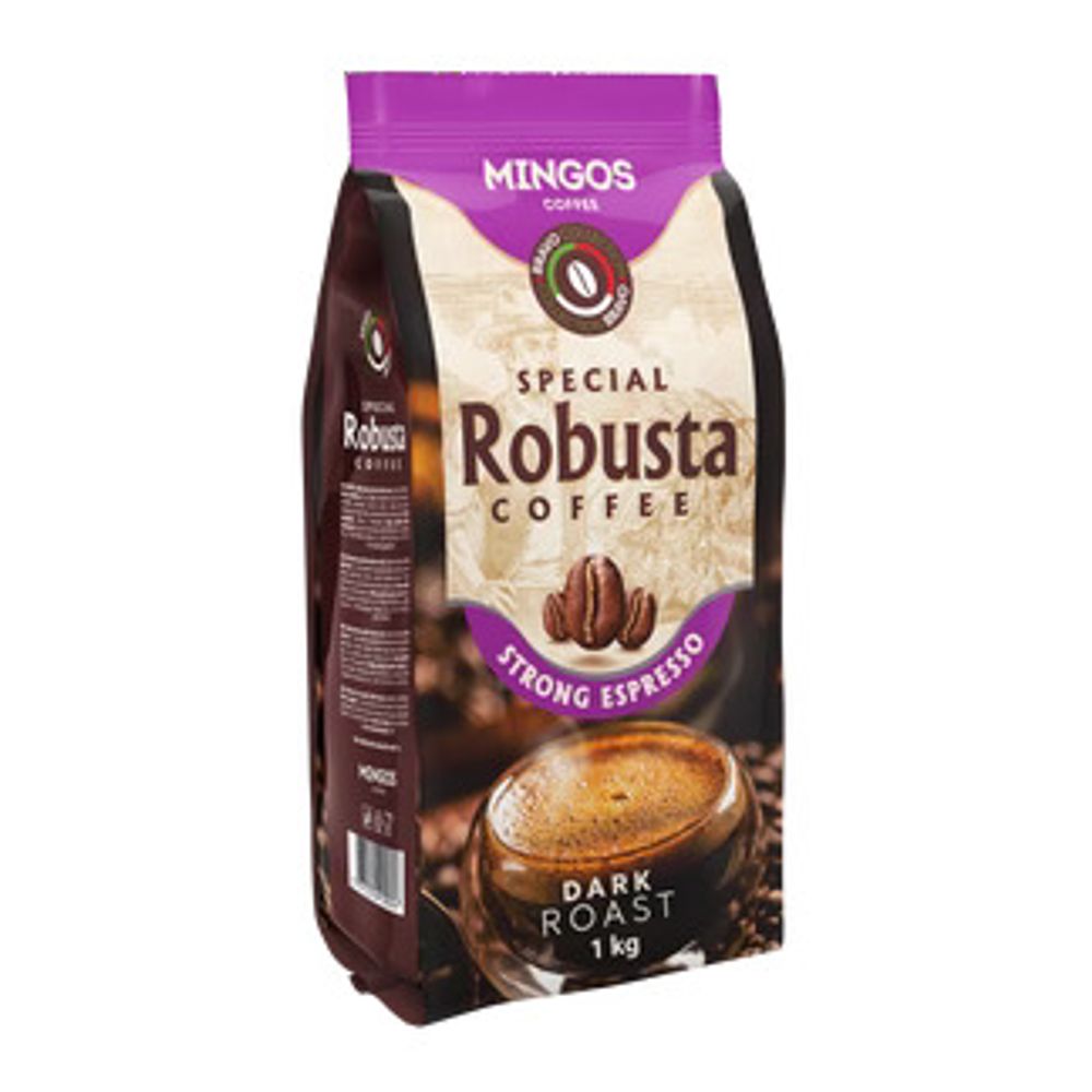 Mingos Kafa u zrnu Espresso Robusta Strong 1kg slika 1