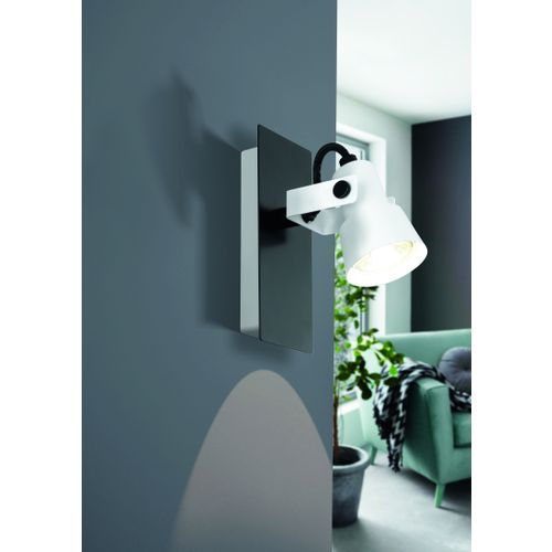 Eglo Trilloo rlektor/1, led, gu10, 1x5w, 400lm, crno/bijela  slika 2