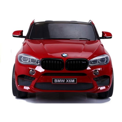 Licencirani BMW X6 M crveni lakirani - dvosjed - auto na akumulator slika 4