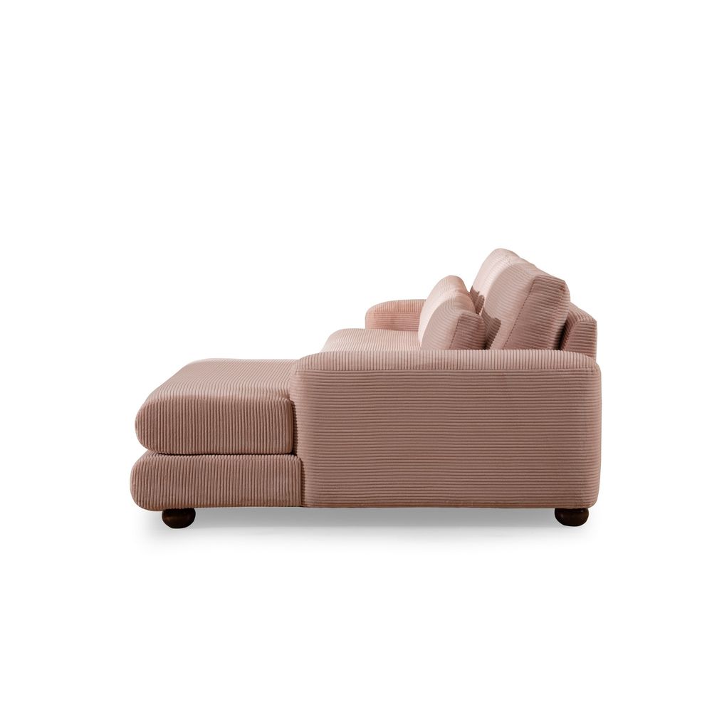 Ružičasti Ugaoni Sofa River Corner Desni (L2-Chl) slika 8