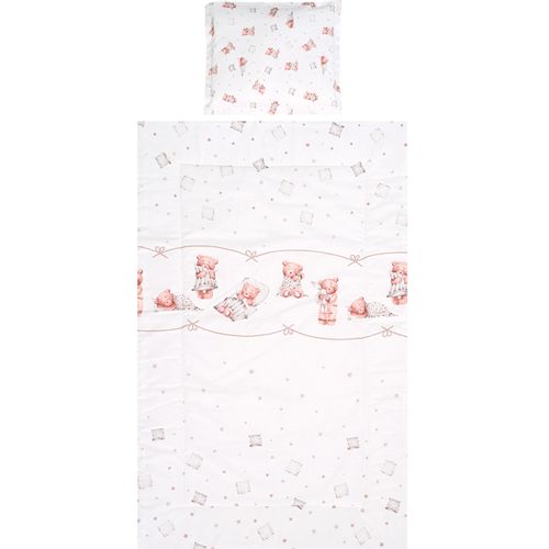 LORELLI RANFORCE COSY 3-dijelni Set Posteljine Bears & Pillows Beige 100 x 150 cm slika 1