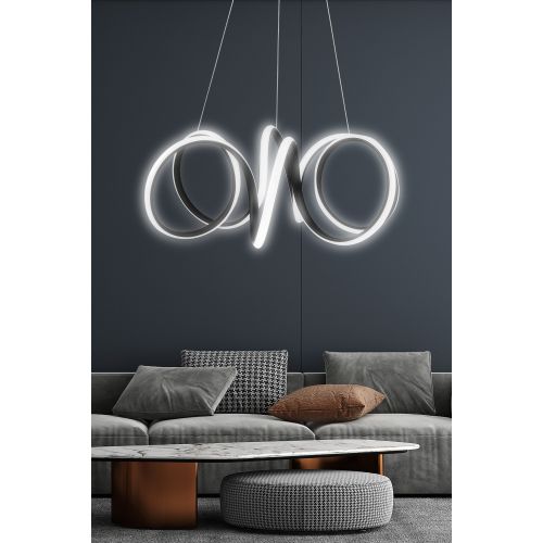 Opviq Earendel Black - Luster sa belim LED svetlom slika 2