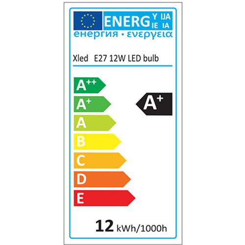 XLED E27 12W LED sijalica 3000K/Toplo Bela/220V/1055Lm slika 4