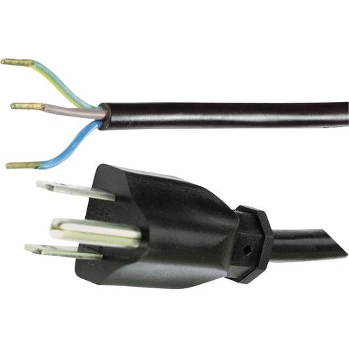 HAWA 1008246 struja priključni kabel  crna 2.00 m slika 2