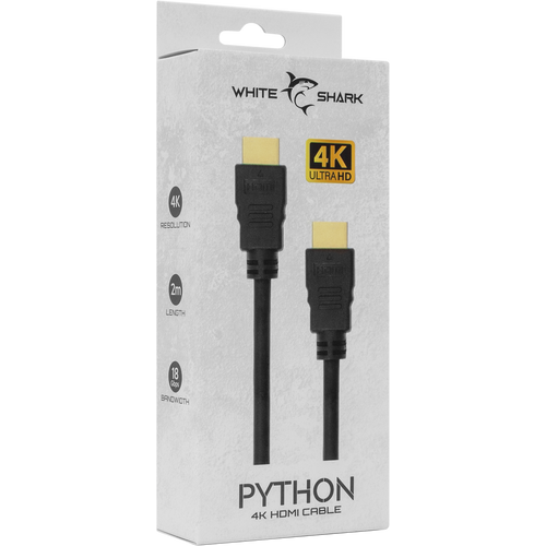 White Shark PYTHON KABEL HDMI-HDMI 2.0 M/M 2M 4K@60Hz slika 2