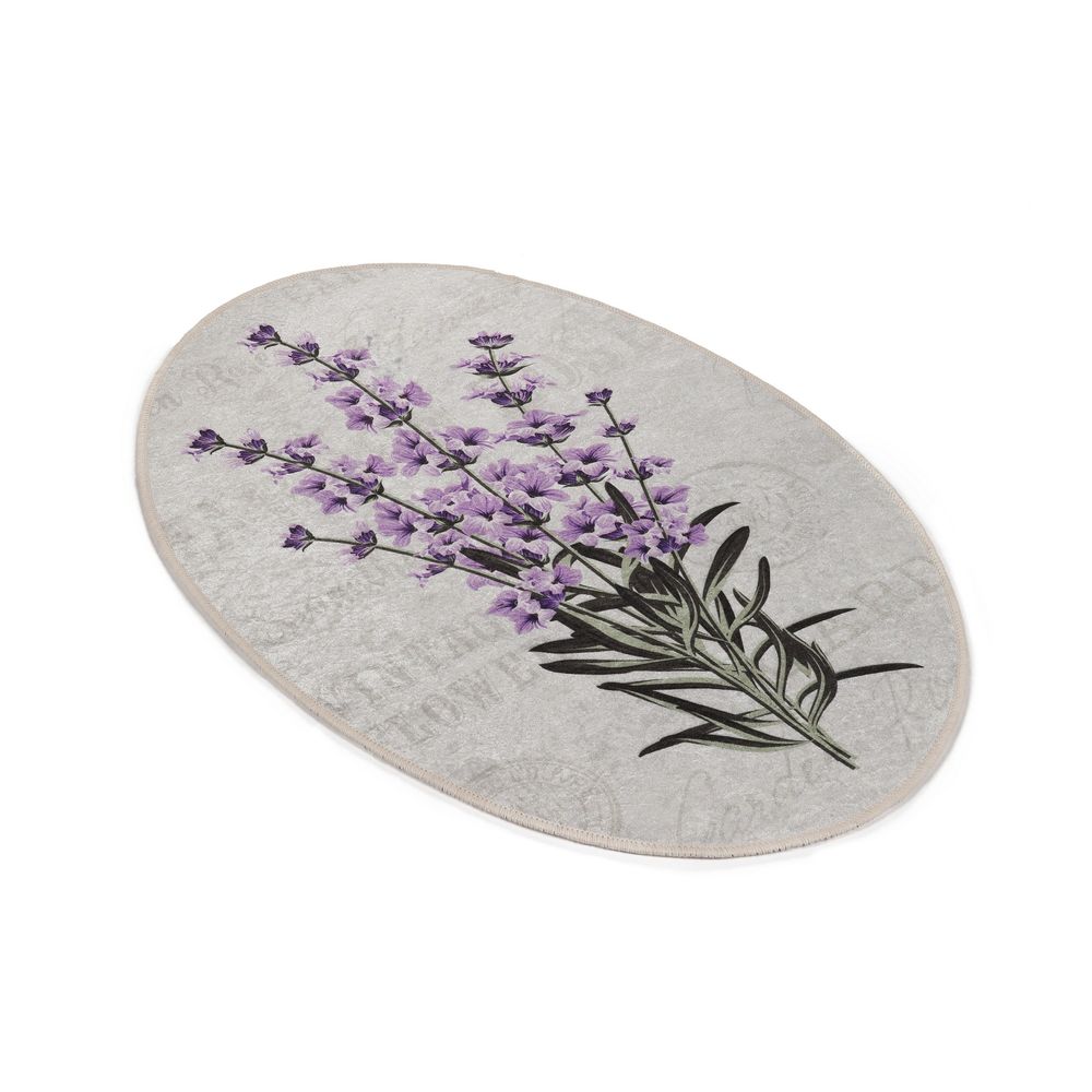 Višebojni Ovlni Tepih Lavender DJT (60 x 90 cm) slika 4