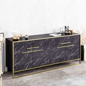 Polka - Black Gold Konzolni Stol