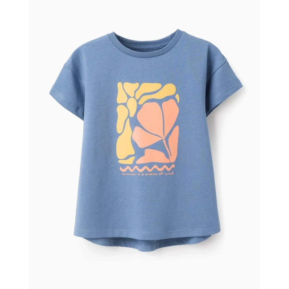 Zippy Majica kratkih rukava za djevojčice Summer Jeans, Blue slika 1