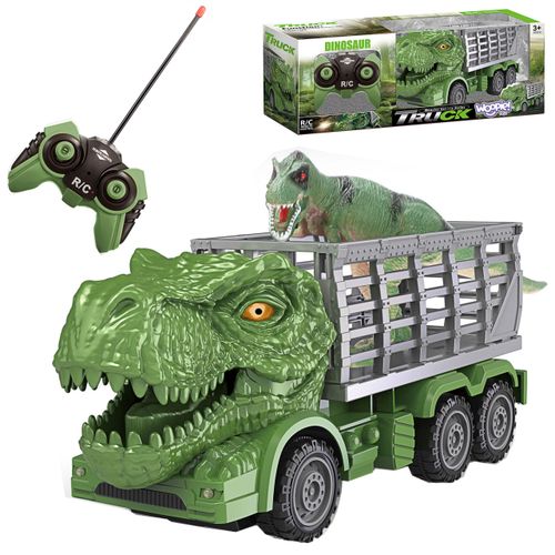 Woopie automobil na daljinsko upravljanje, dinosaur + figurica slika 1