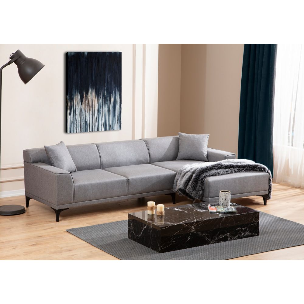 Petra R Kutna Sofa - Svijetlo Siva slika 3