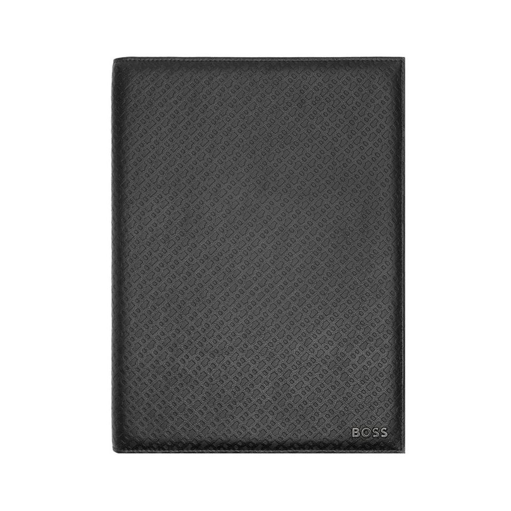 Hugo Boss Mapa konferencijska A5 Monogram HDM412A crna slika 1