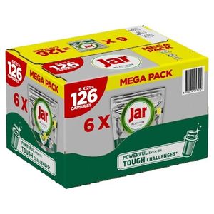 Jar Platinum kapsule za perilicu posuđa mega pack 126 komada XXL